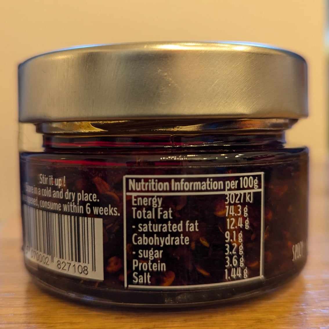Aromatic Crunchy Chilli Oil 100ml