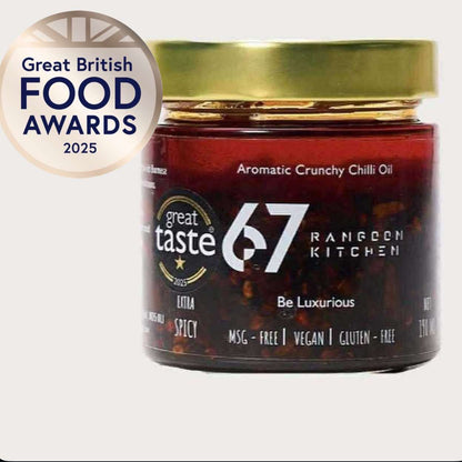 Single Jar Christmas Gift set - Aromatic Crunchy Chilli Oil Jar 190ml   ( Extra Spicy )